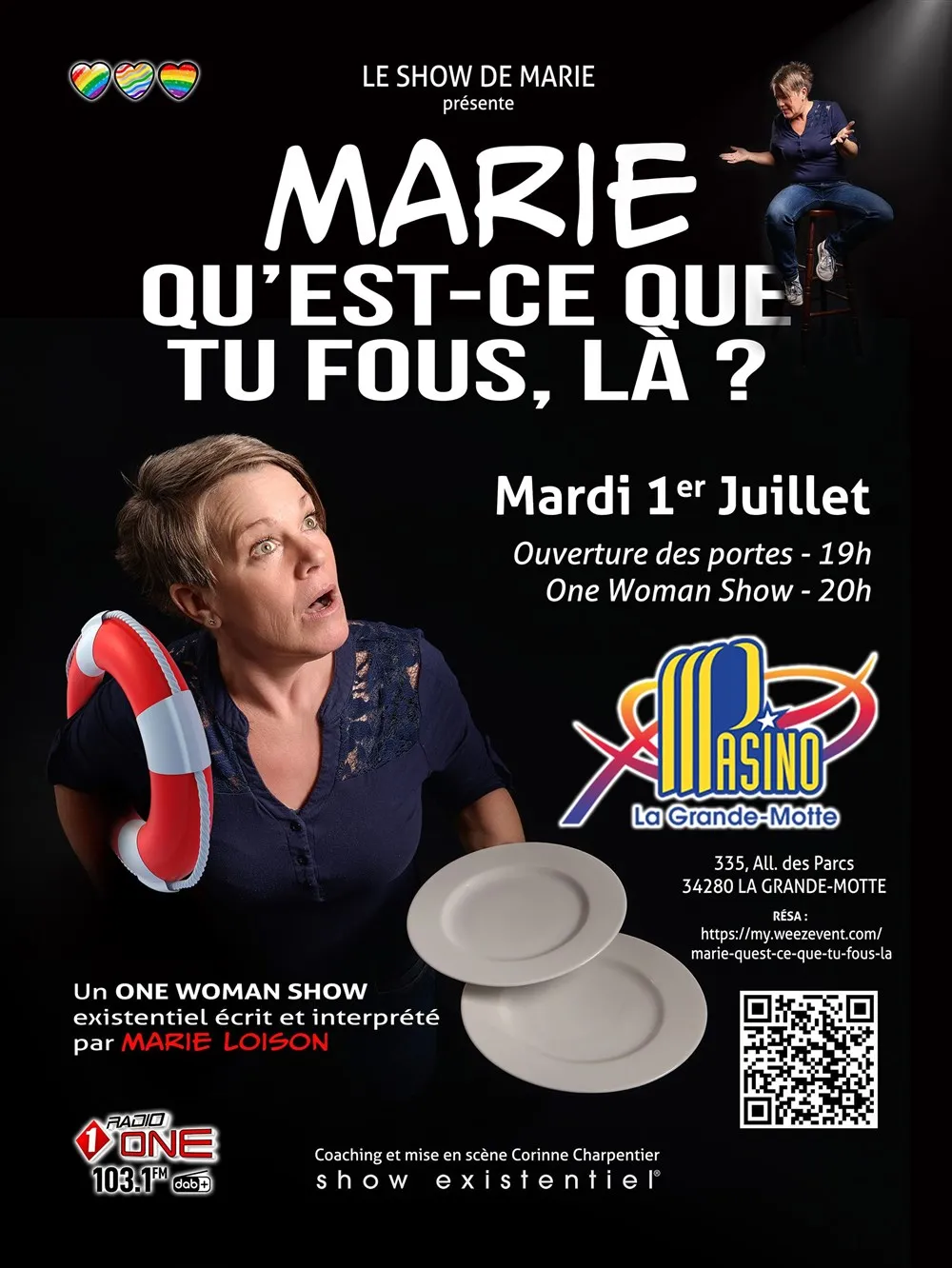Affiche de Marie Loison dans Marie, qu'est ce que tu fous, là ?