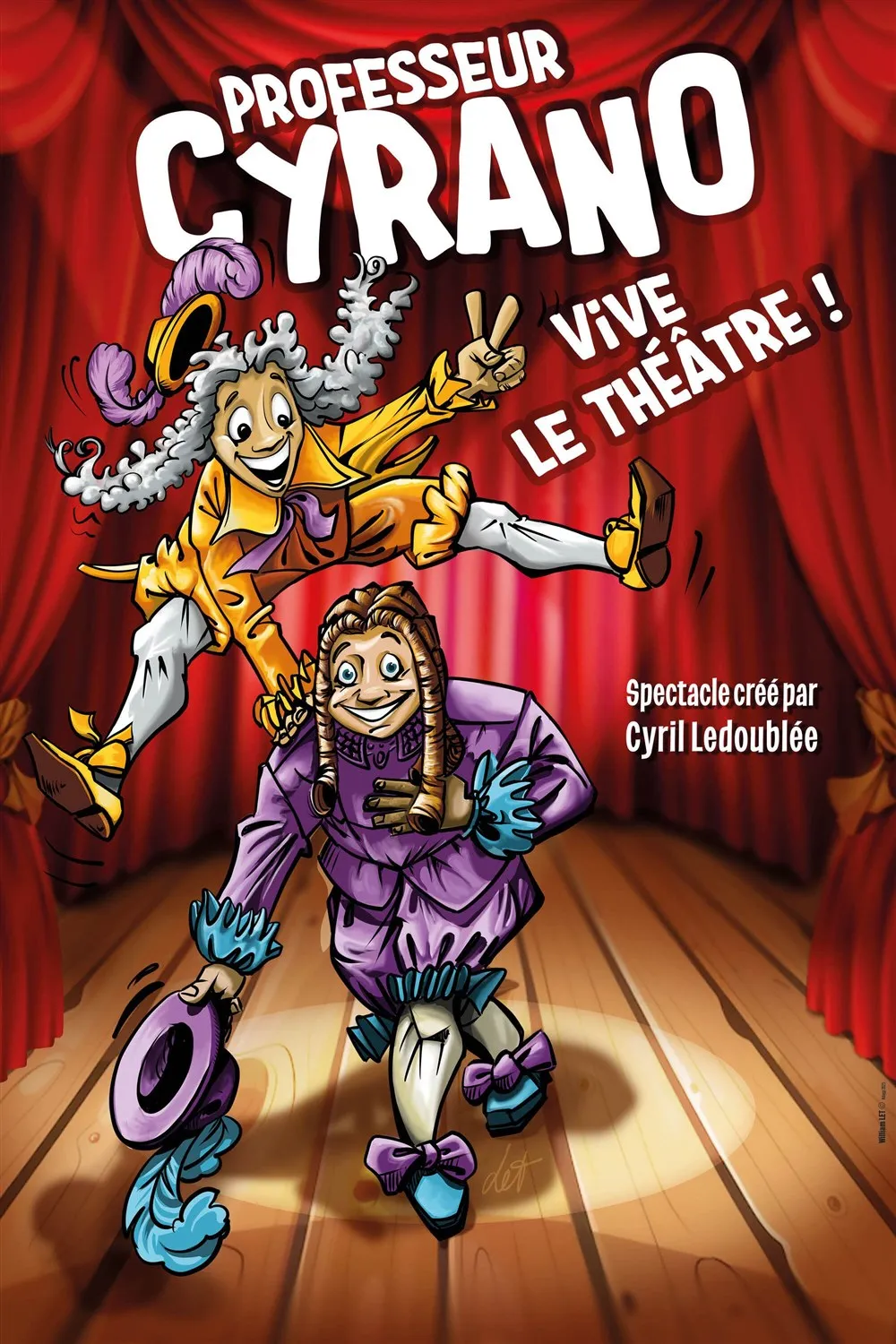 Affiche de Professeur Cyrano - Vive le théâtre