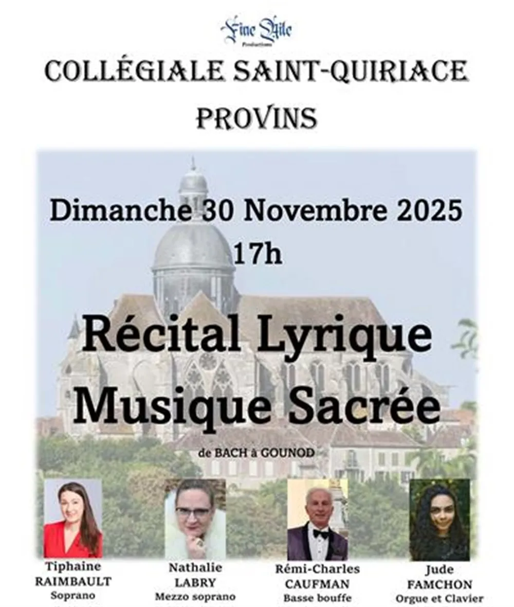 Récital Lyrique Musique Sacrée