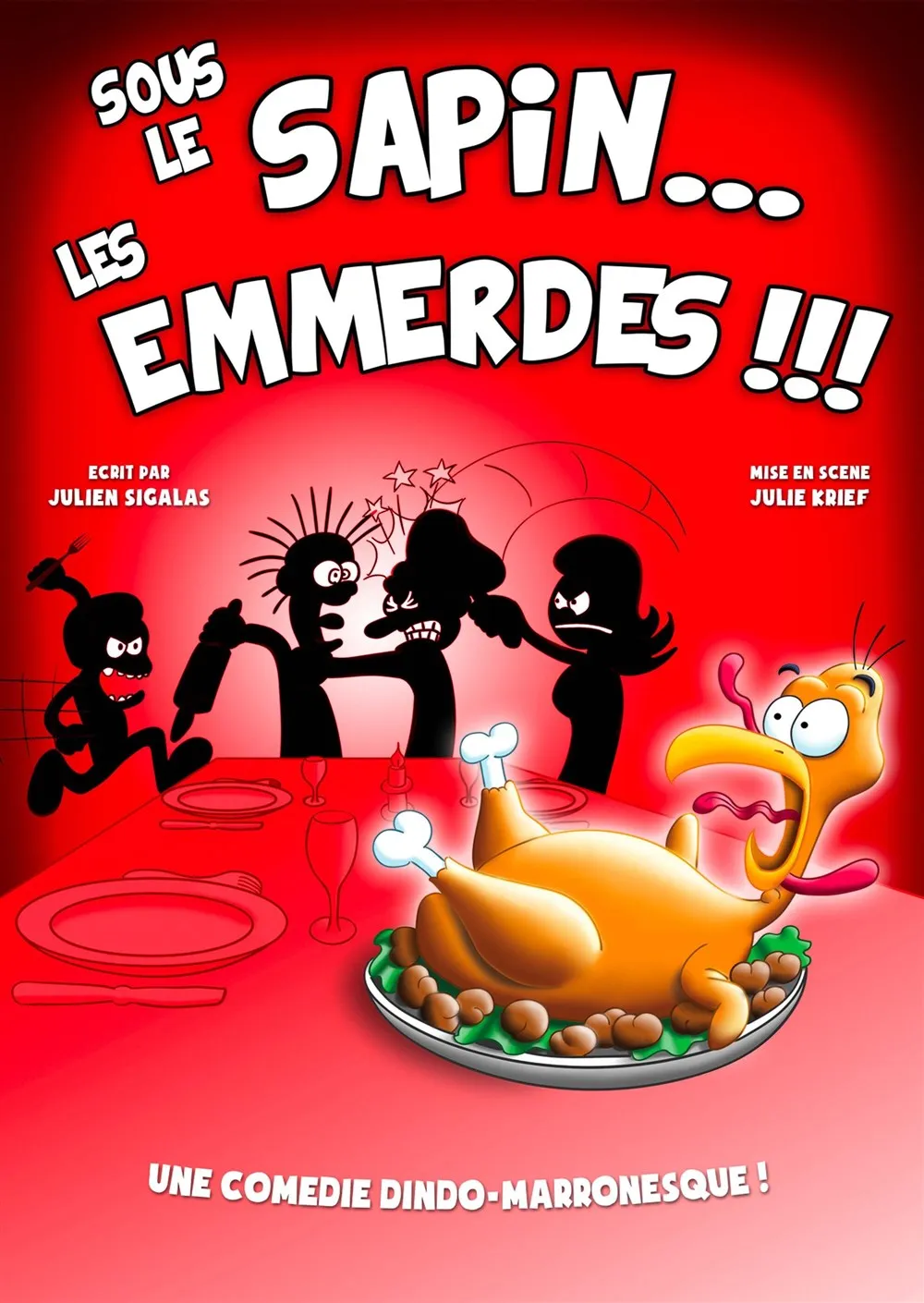 Affiche de Sous le sapin... Les emmerdes !!!