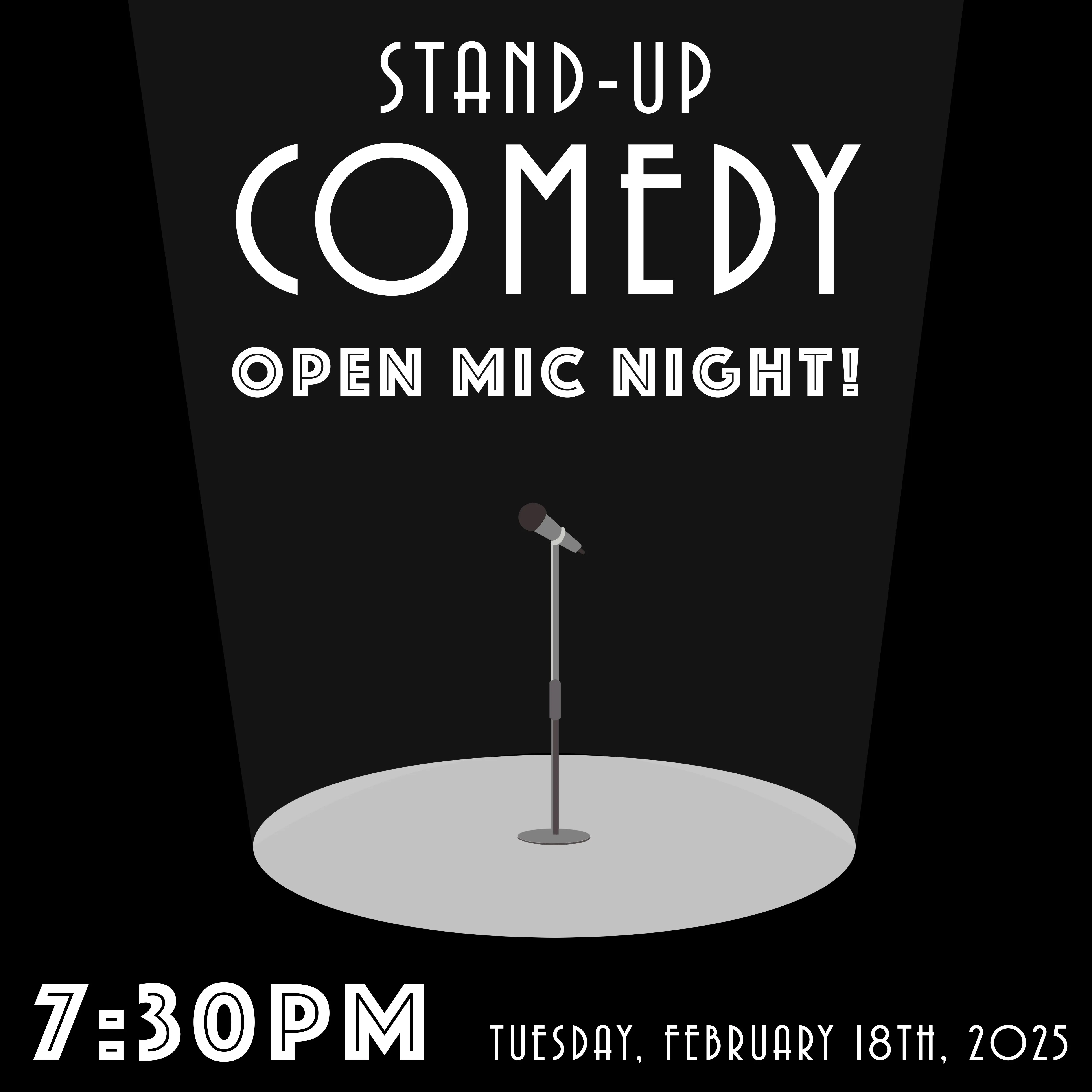 21Soho Comedy Open Mic Night!