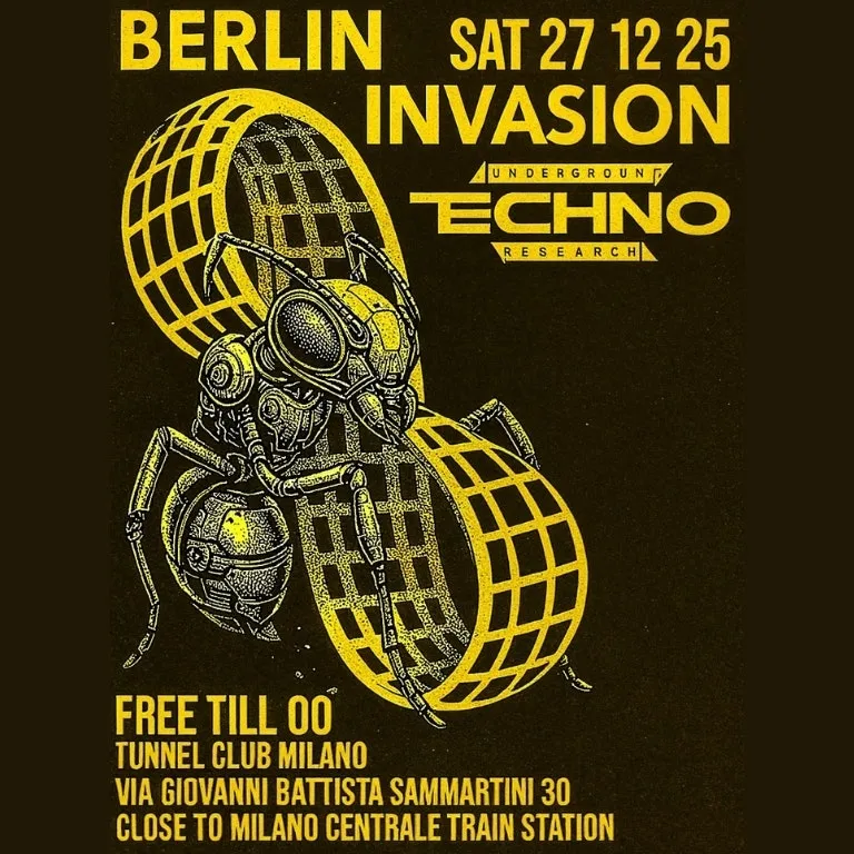 Berlin Invasion x Underground Techno Research