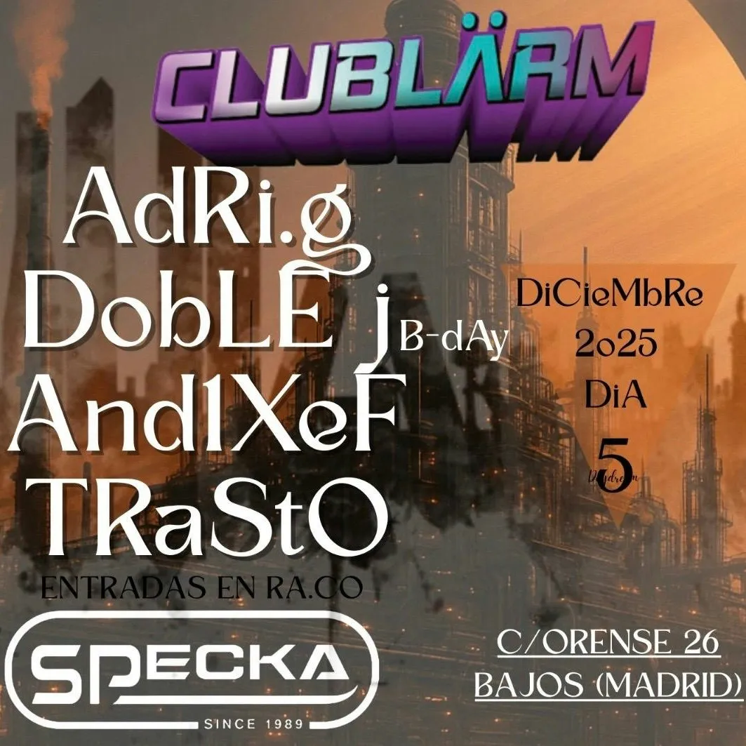 Clublärm #08 at SpeckaClub