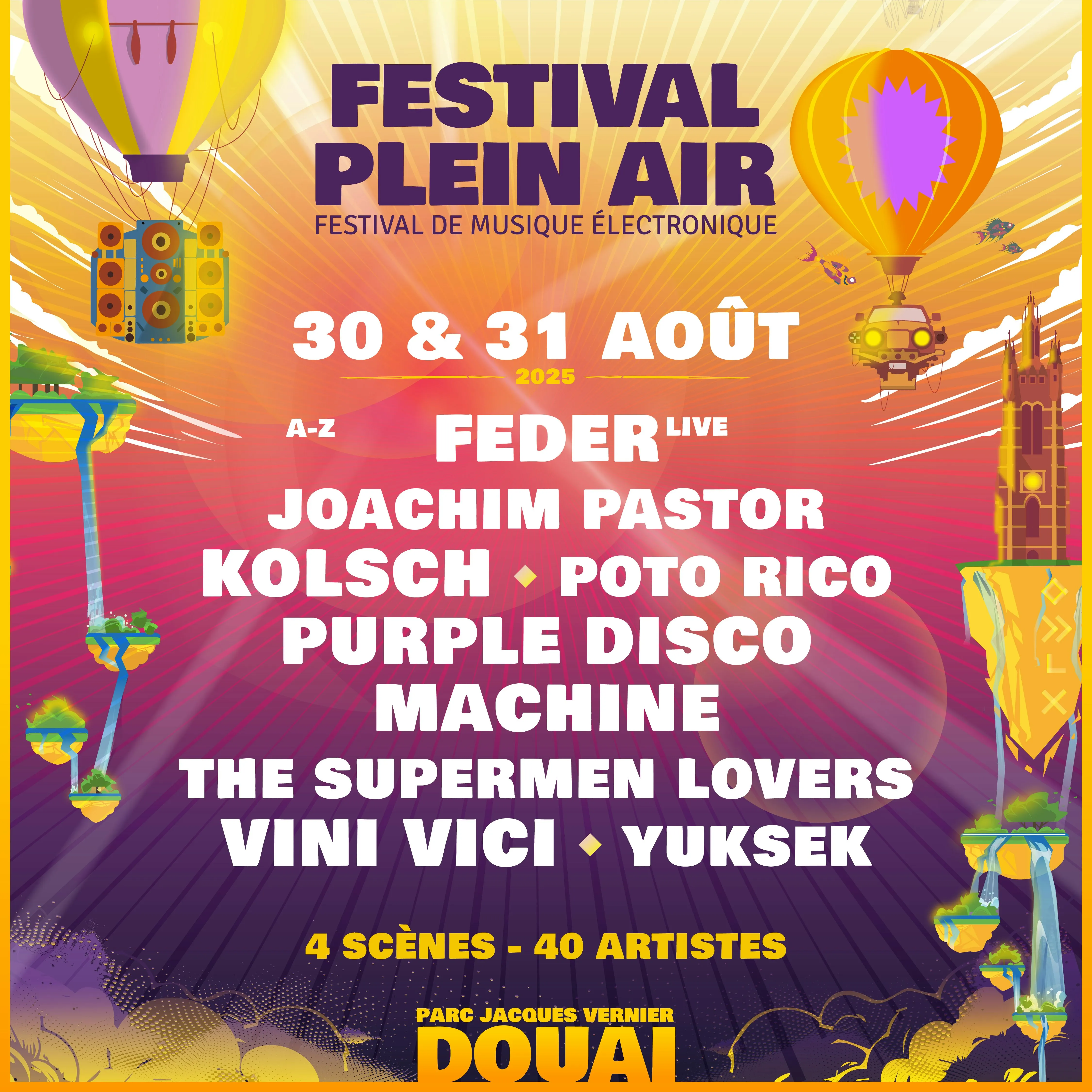 Affiche de Festival Plein Air Douai : Pass 2 Jours - Douai