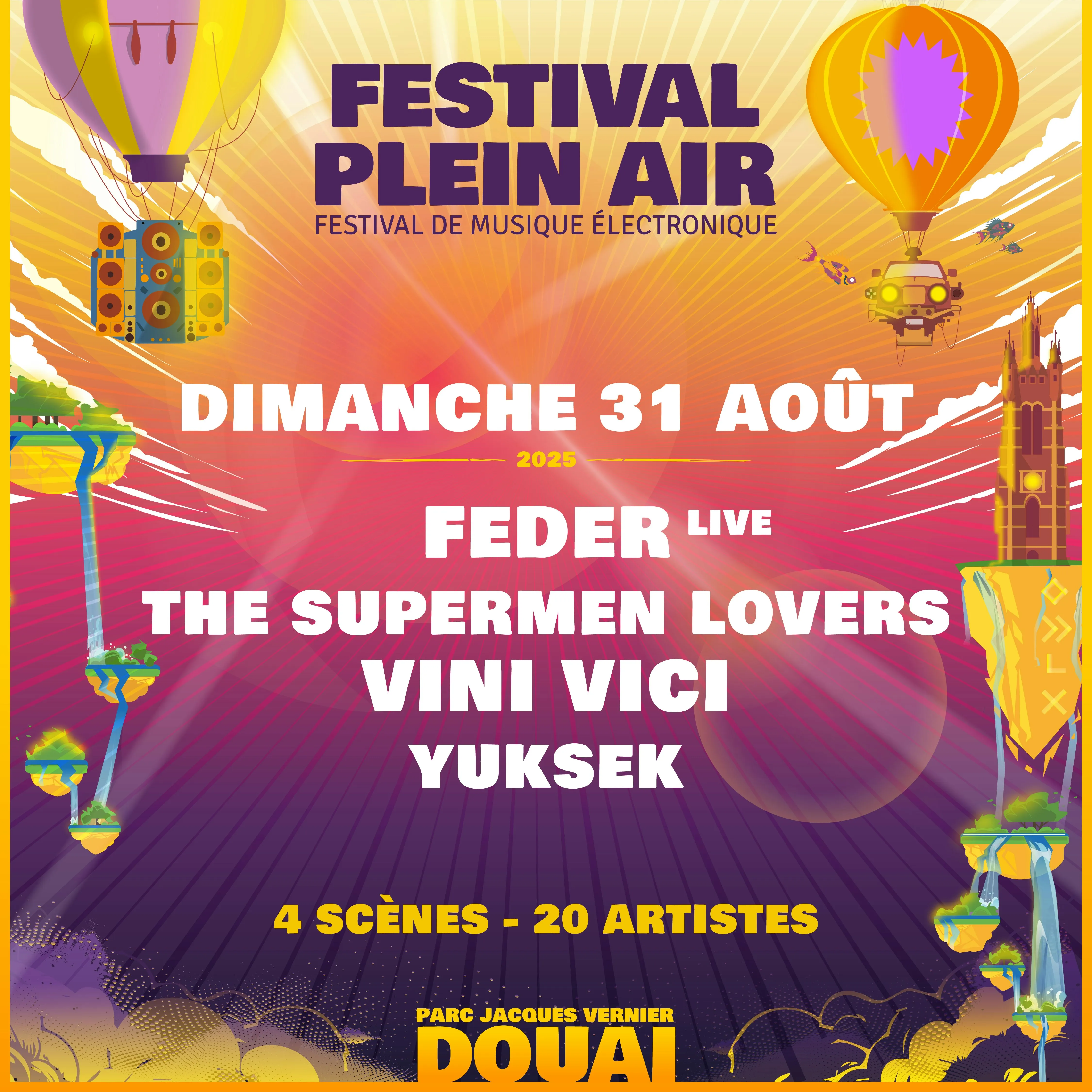 Affiche de Festival Plein Air Douai : Pass Dimanche