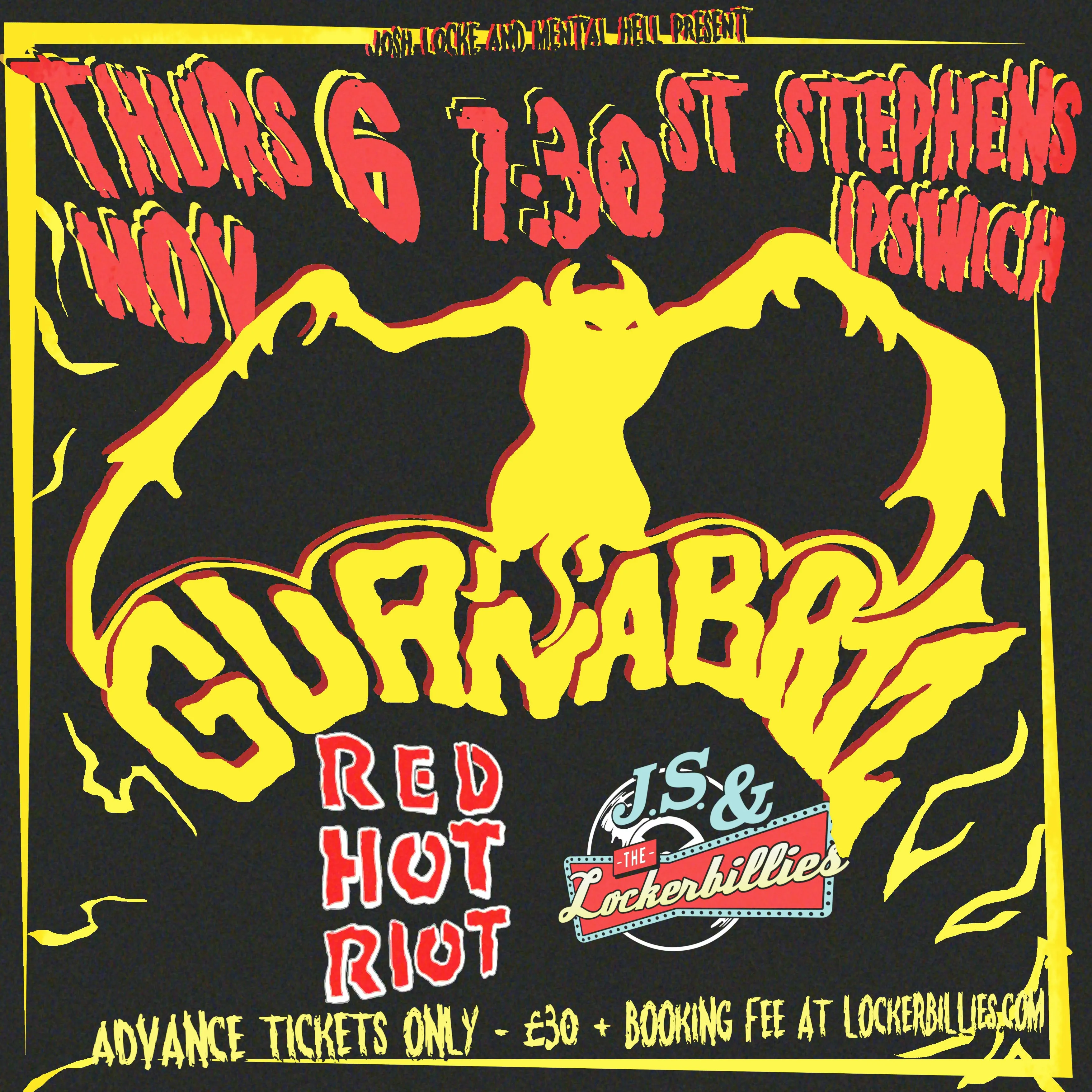 Guana Batz, Red Hot Riot, J.S. & the Lockerbillies