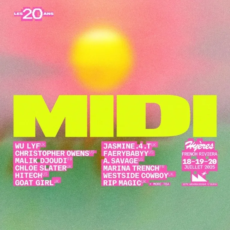 Affiche de MIDI Festival - Marseille