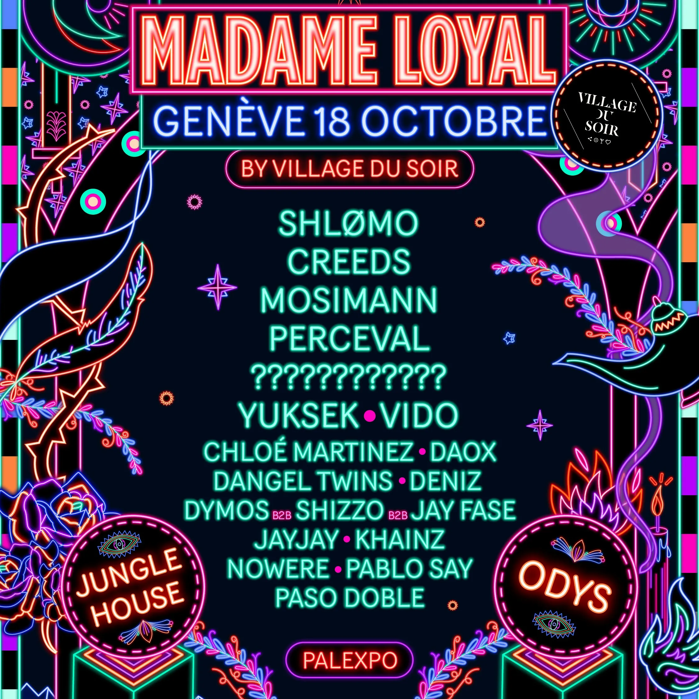 Affiche de Madame Loyal Genève : 18 Octobre