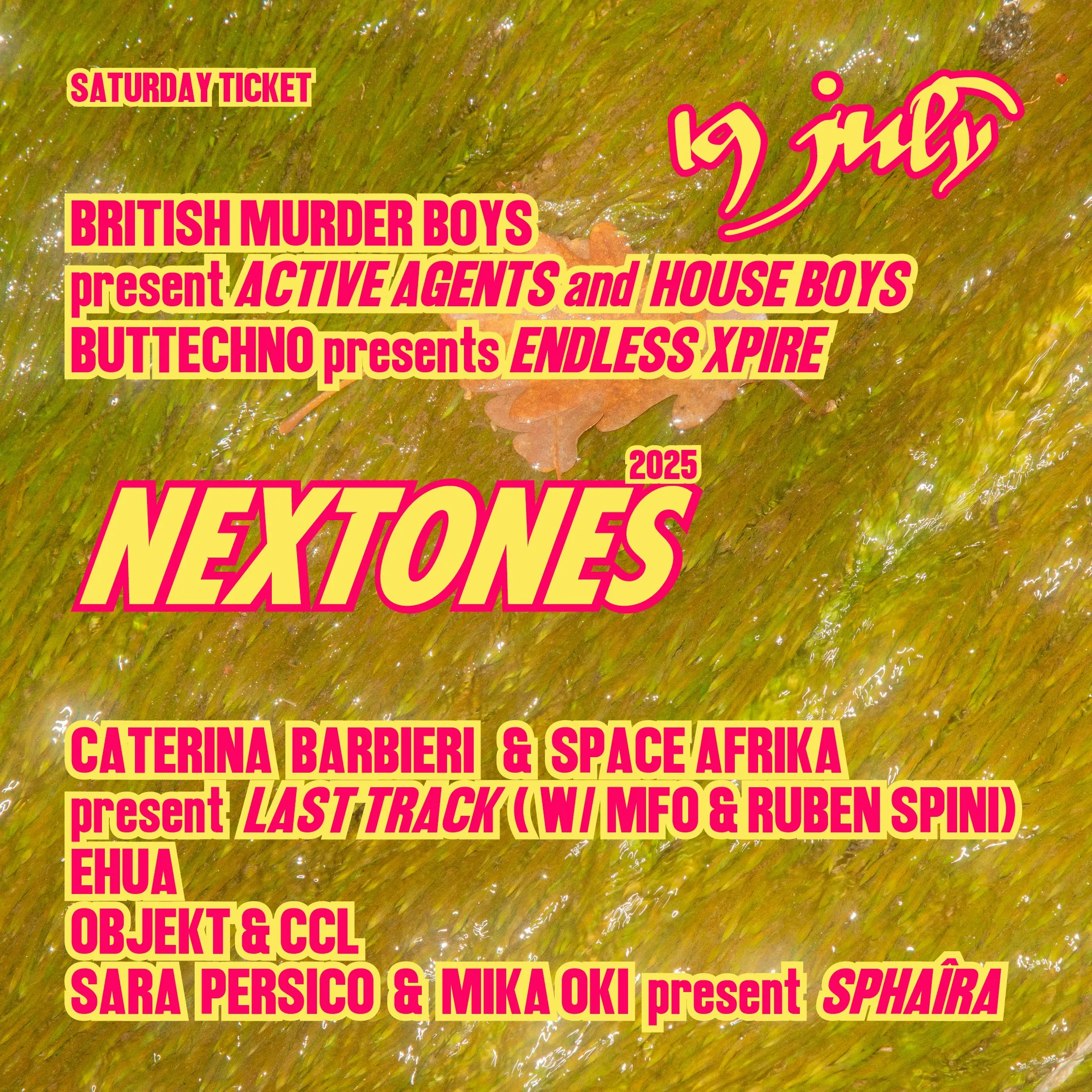 Nextones 2025 - Saturday Ticket