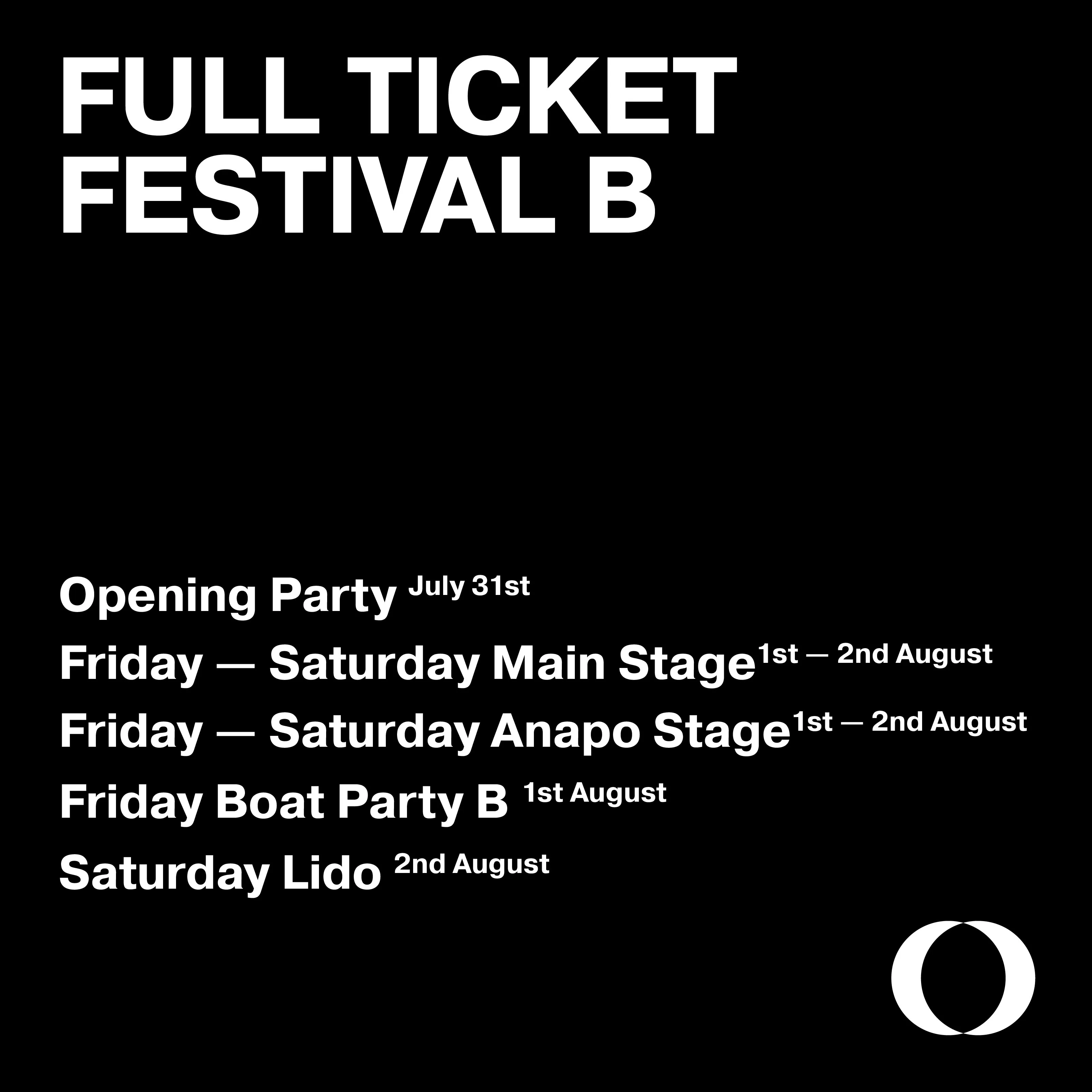 Ortigia Sound 2025 | Full Festival Ticket B