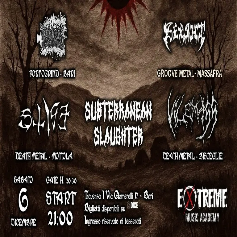 Subterranean Slaughter: Stige + Vilemass + Guest