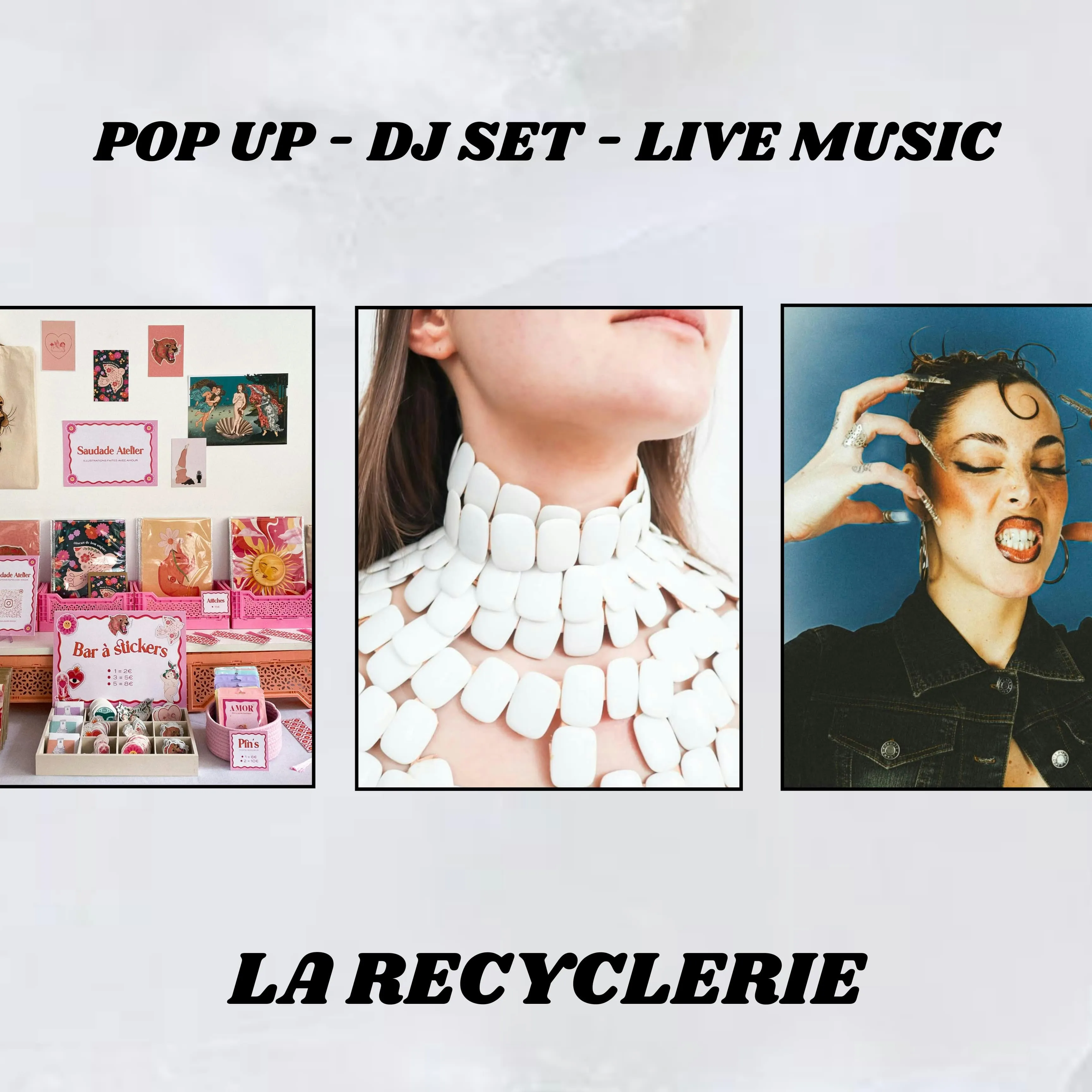 Affiche de Trust No Friends x La REcyclerie