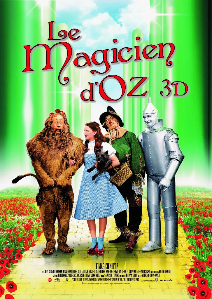 Le Magicien d'Oz, Victor Fleming, King Vidor, George Cukor, Mervyn LeRoy, Norman Taurog (1939) - Les 3 Luxembourg (6e)