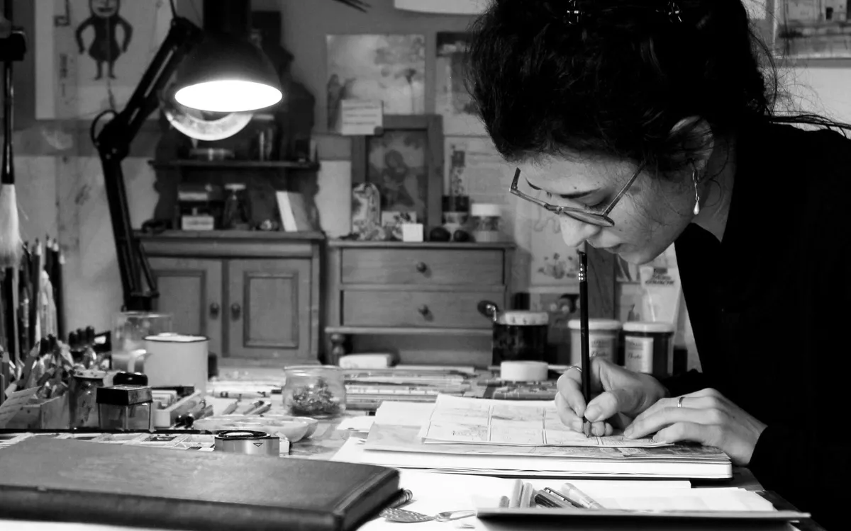 Atelier pochoir avec Inbar Heller Algazi