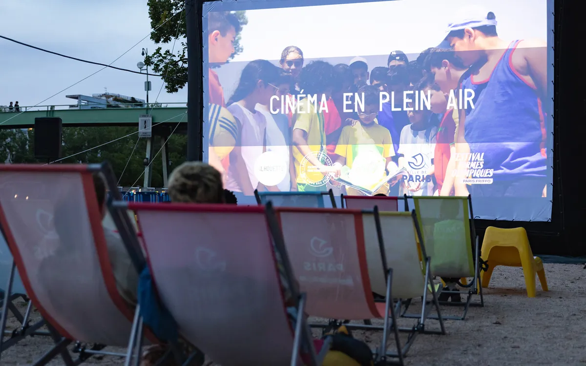 Cinéma plein air dans le 20e