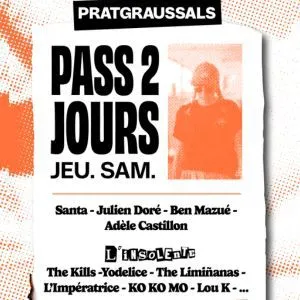 PAUSE GUITARE 2025 - PASS 2J - PRATGRAUSSALS - JEUDI/SAMEDI