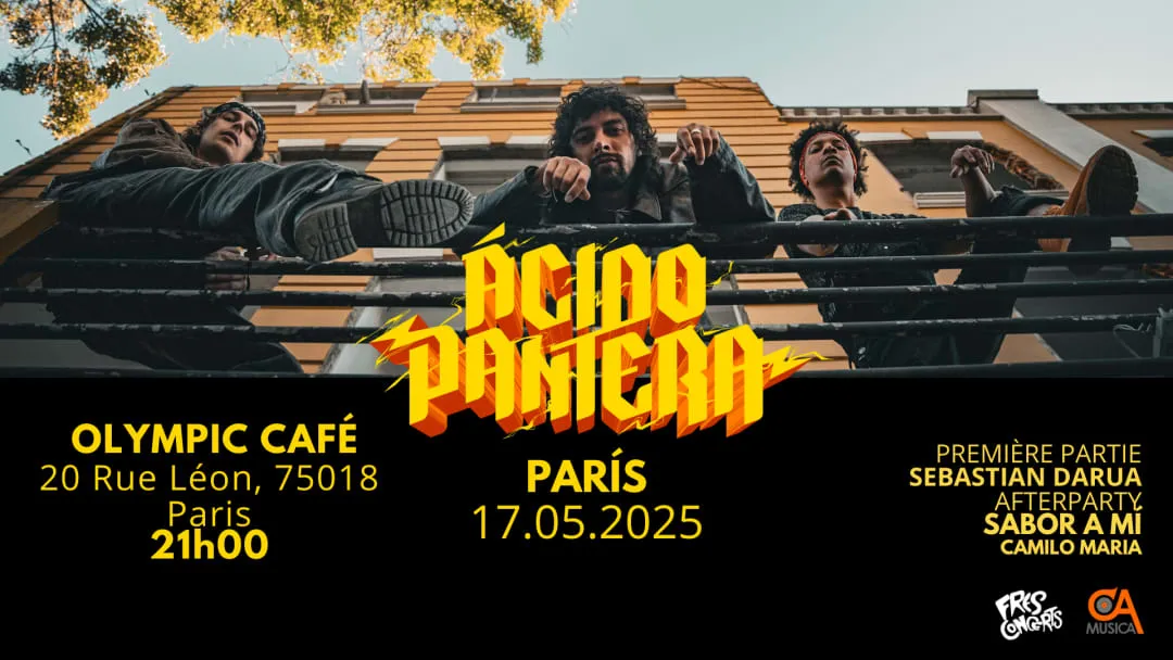 Ácido Pantera+Sabor a mí Live in Paris