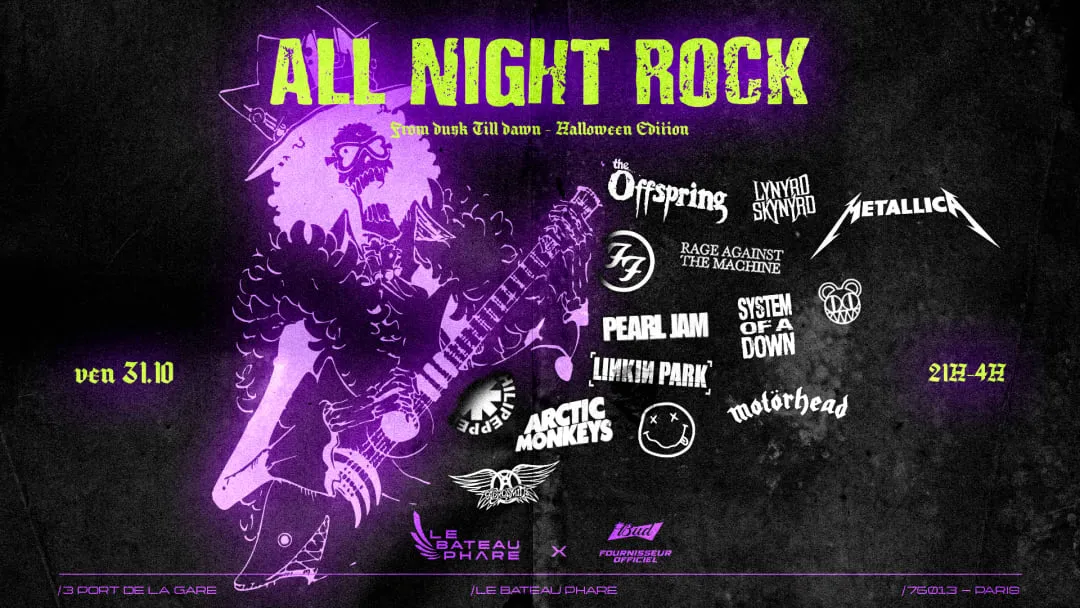 ALL NIGHT ROCK ! HALLOWEEN EDITION