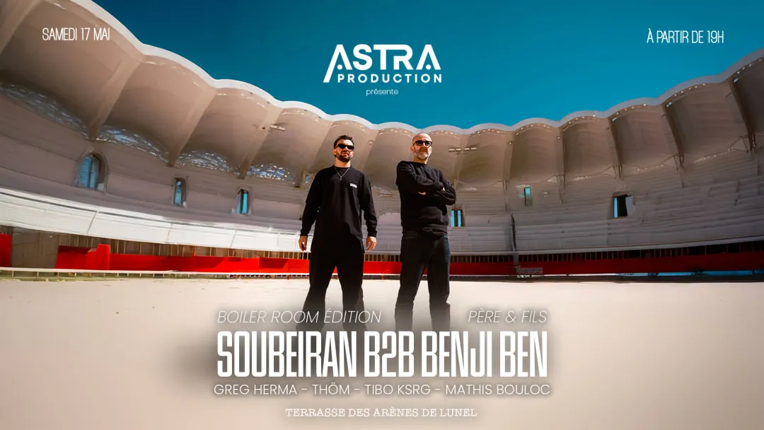 Affiche de BENJI BEN B2B SOUBEIRAN - PÈRE & FILS - BOILER ROOM