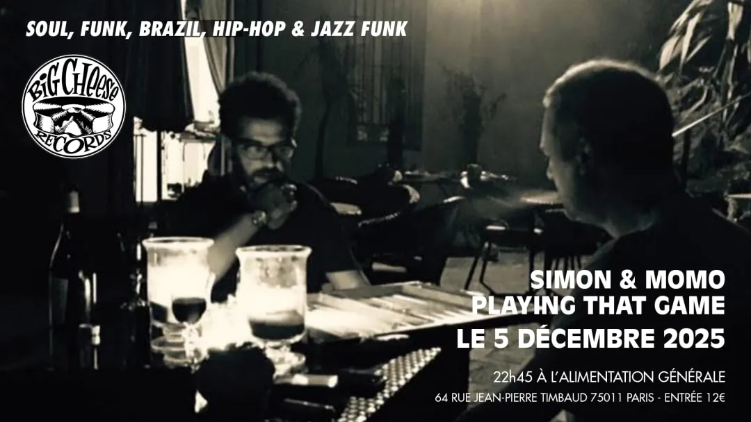 Big Cheese Records : Simon & Momo playing that game