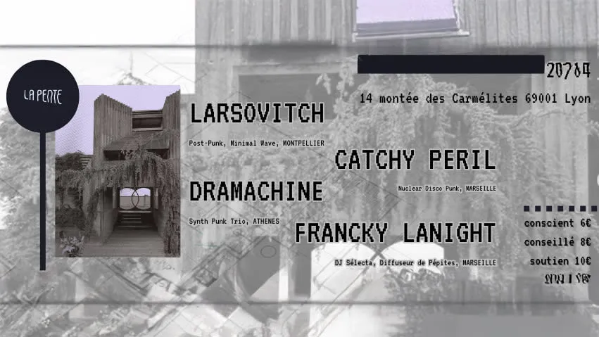 CONCERT : Larsovitch, Catchy Peril & more