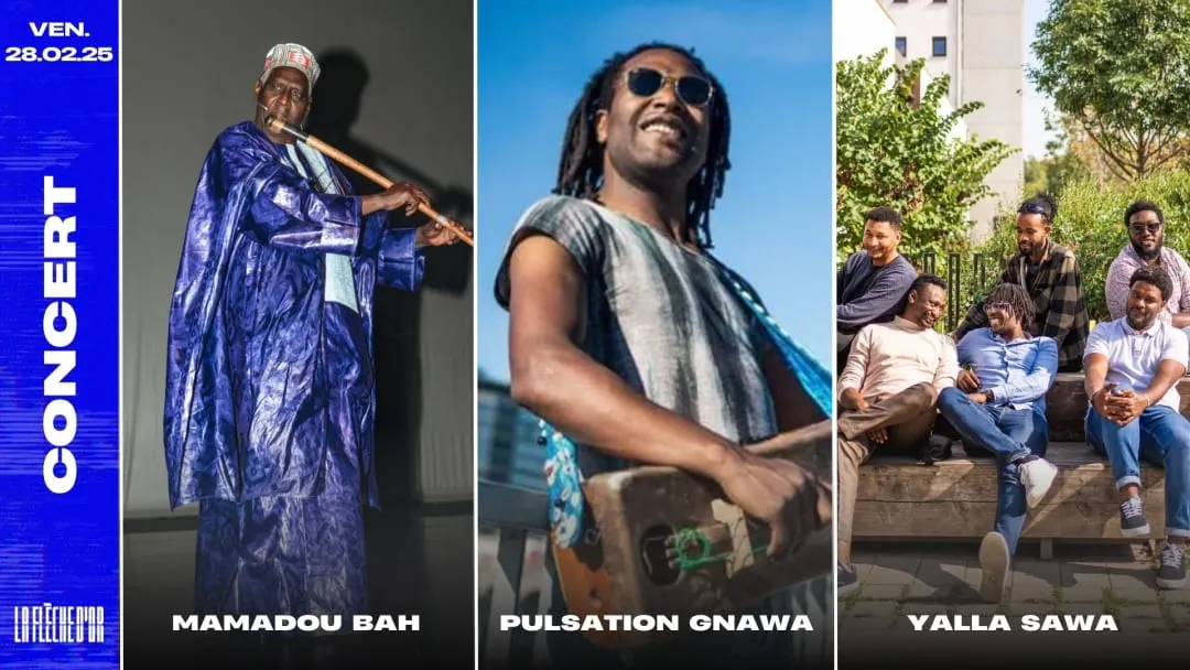 Affiche de CONCERT MAMADOU BAH + PULSATION GNAWA + YALLA SAWA