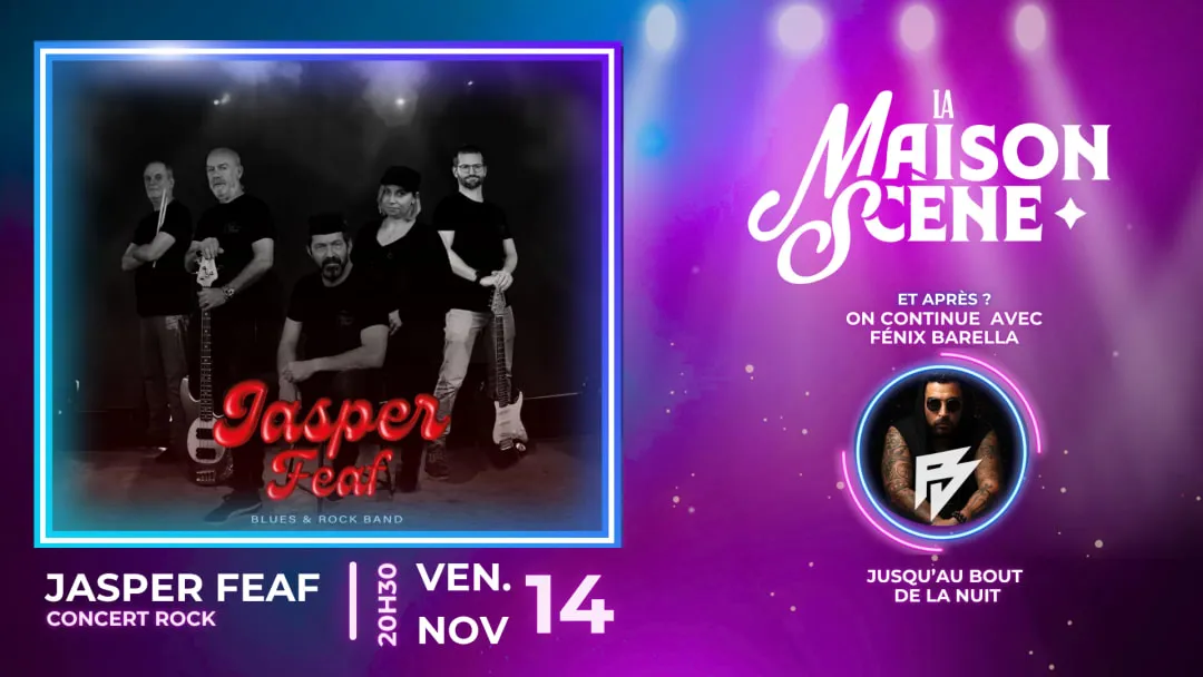 JASPER FEAF - CONCERT ROCK LIVE
