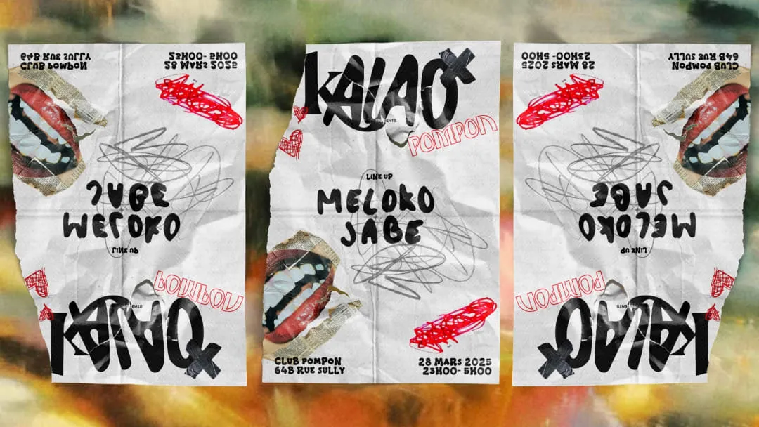 Affiche de Kalao at Club Pompon | Meloko | Jabe - Dijon