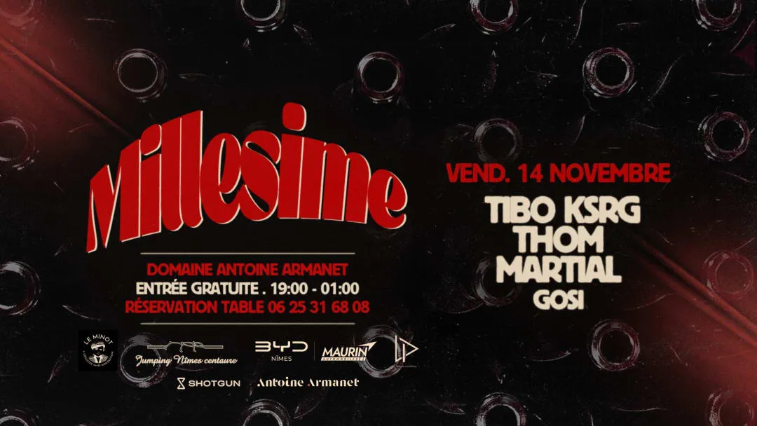 MILLÉSIME by Antoine Armanet