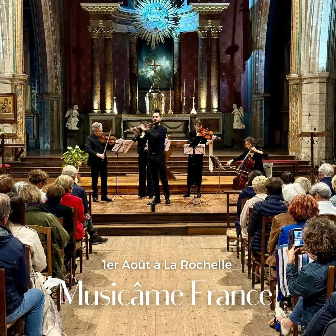 Affiche de Musicâme en Été – Concert à La Rochelle