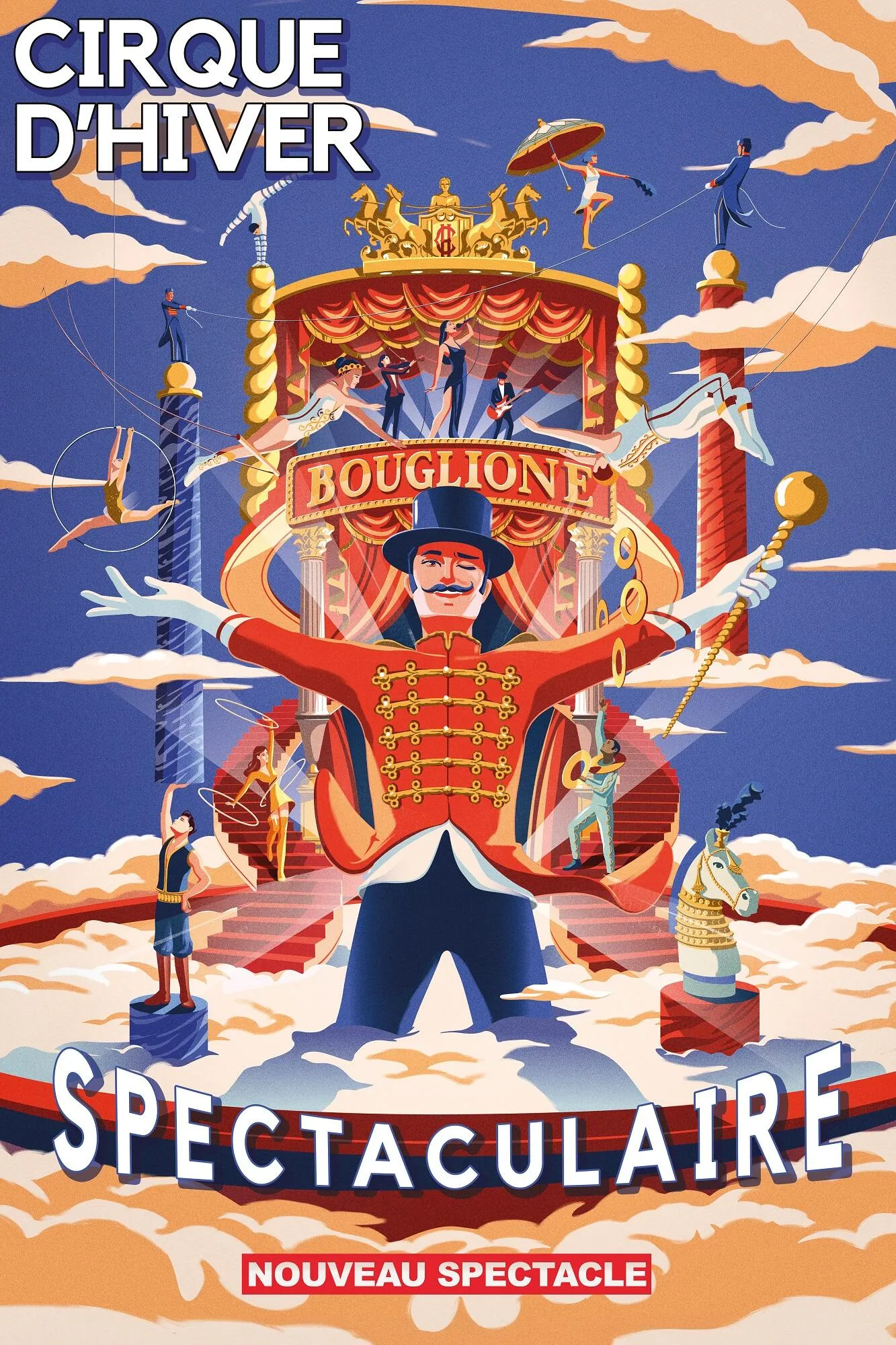 Affiche de CIRQUE D'HIVER BOUGLIONE