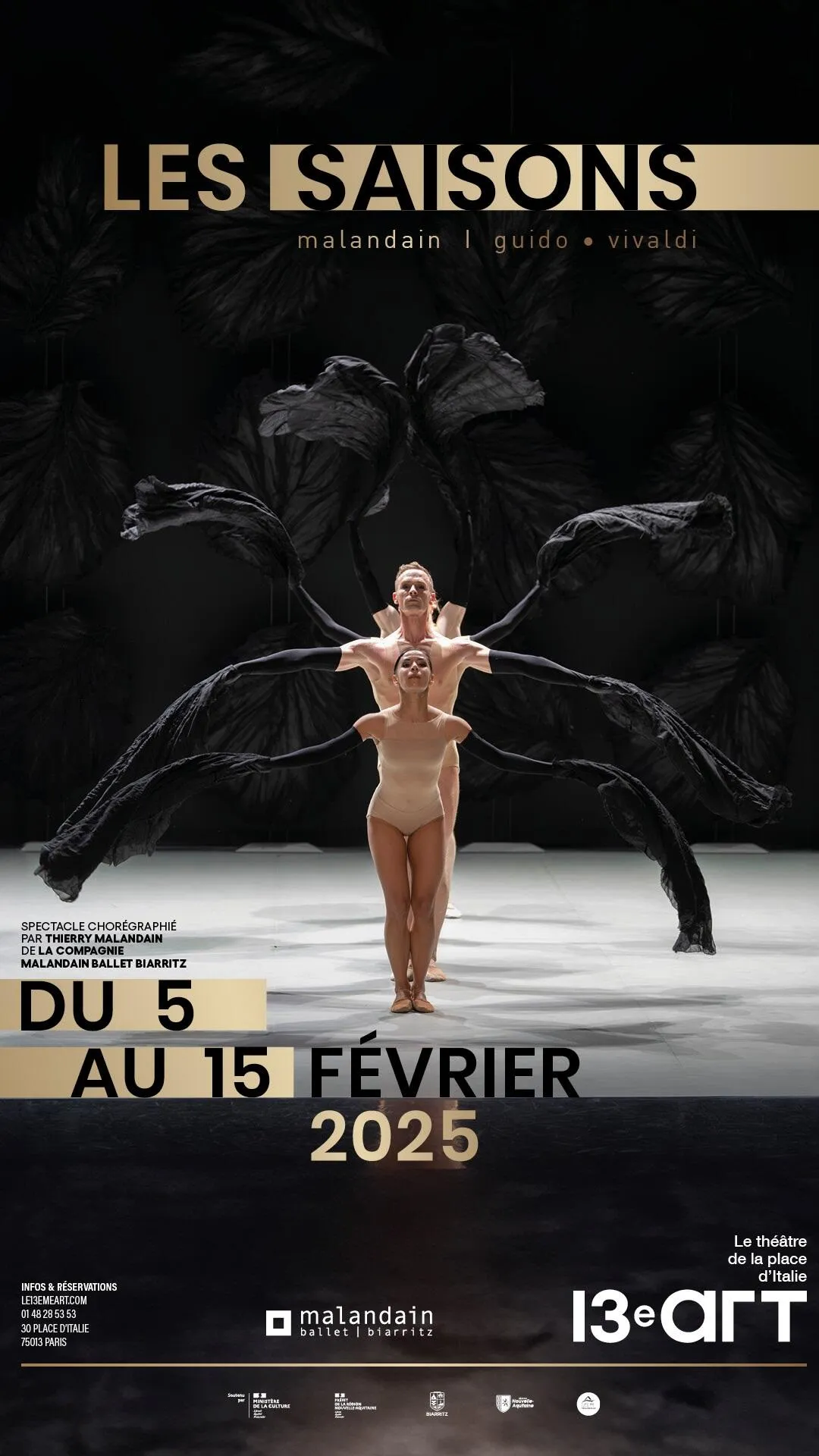 Affiche de MALANDAIN BALLET BIARRITZ