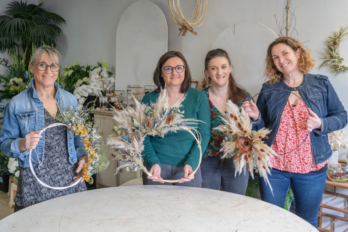 Fabriquez votre couronne de fleurs séchées