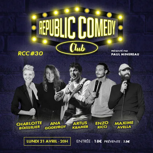 Affiche de Republic Comedy Club #30 - POITIERS