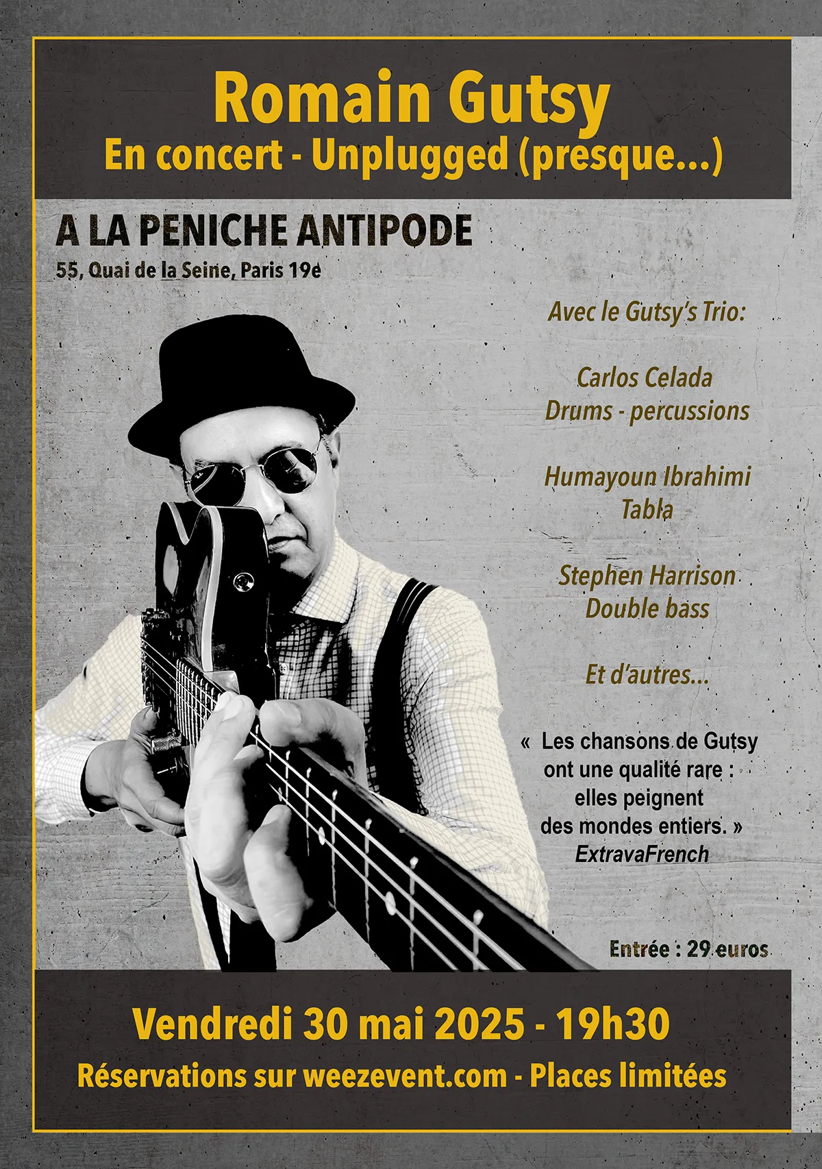 Romain Gutsy - Concert Antipode