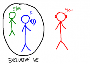 exclusive we