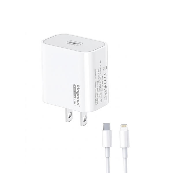Kingmox - PD 3.0 Tipo C a Lightning - 25W vista 1