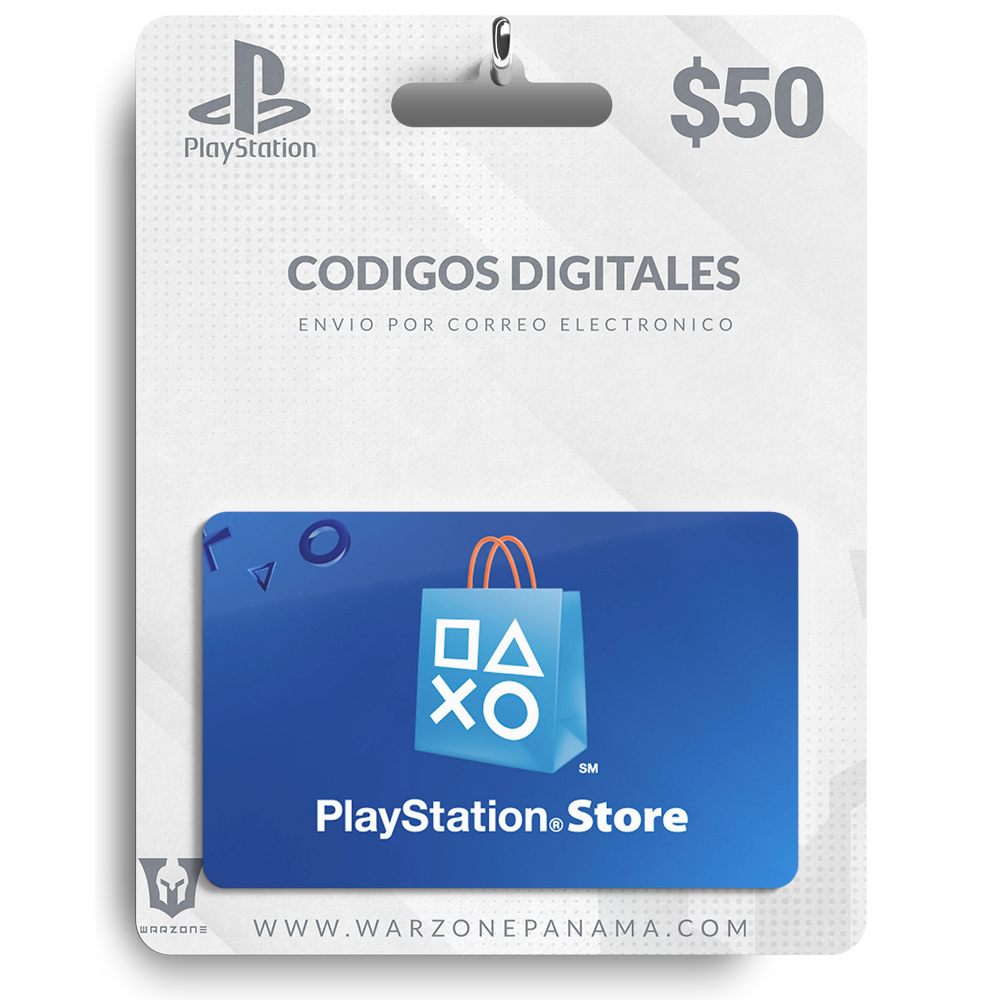 PlayStation Codigo $50 vista 1