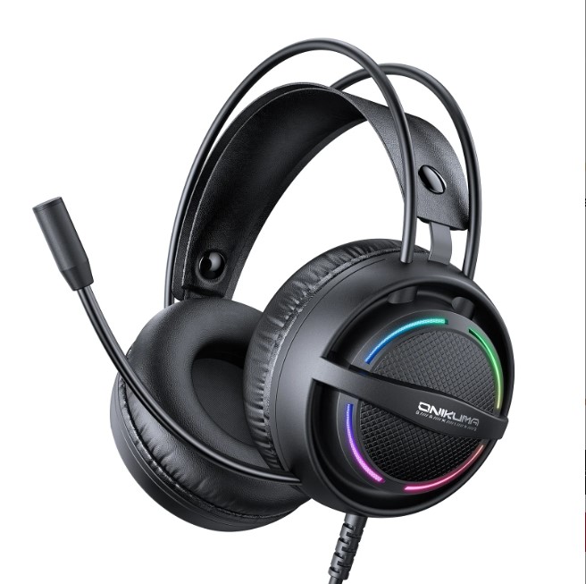 Onikuma X88 – Gaming Headset – Negro RGB – Audifono
