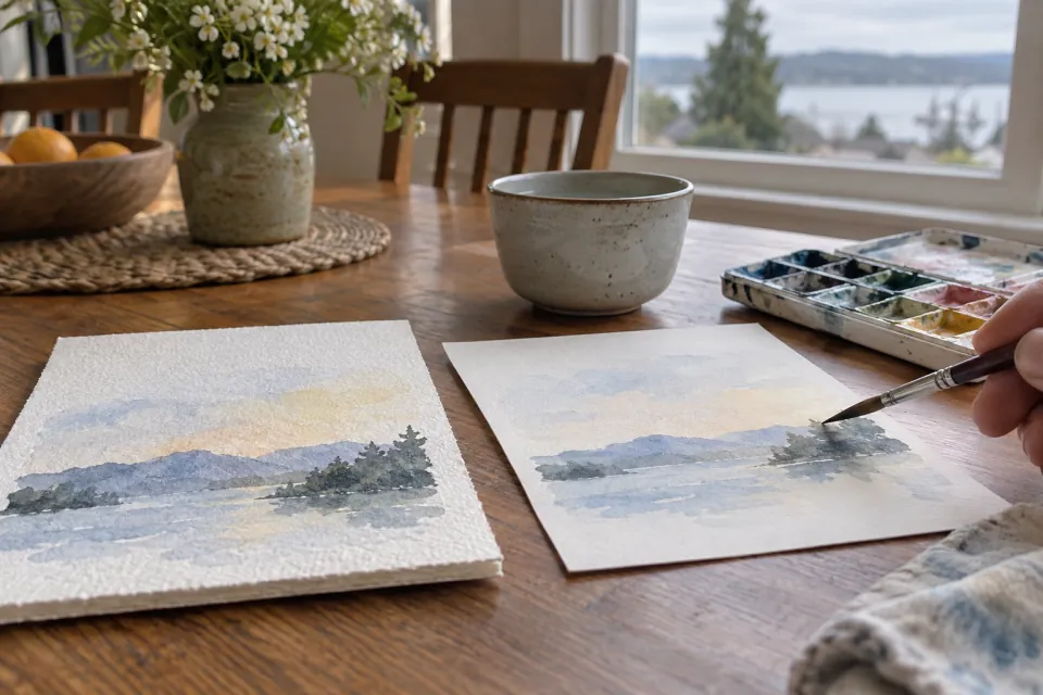 Illustrative scene for What paper weight changes