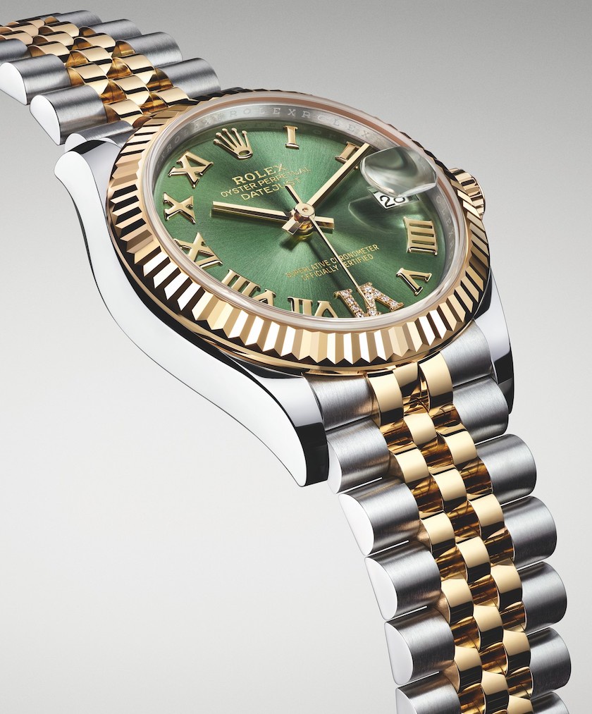 rolex dual tone watch