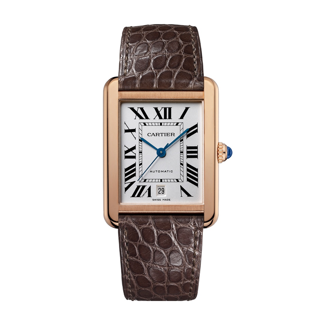 winding a cartier tank watch