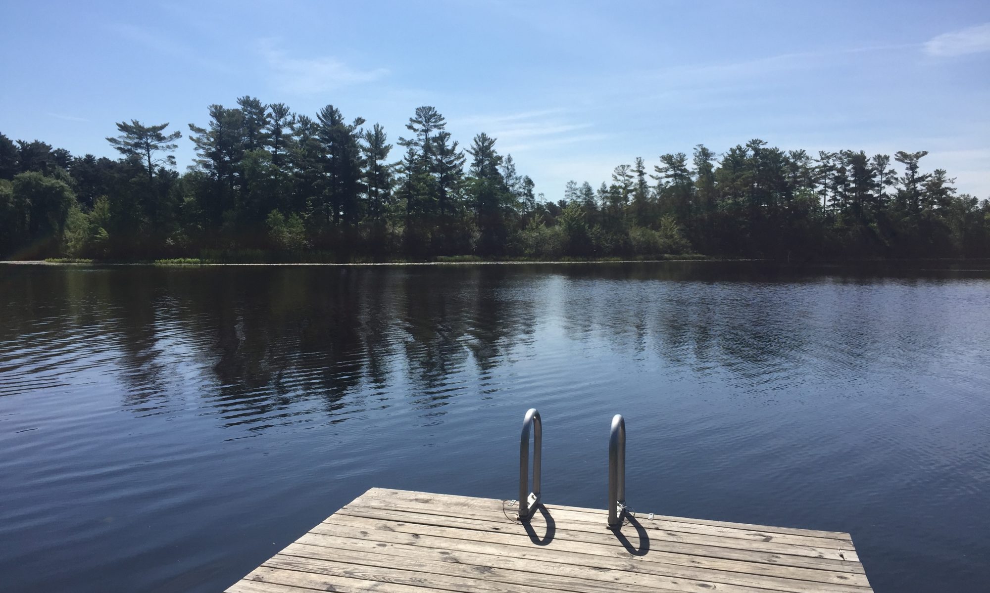 Dock from the yard