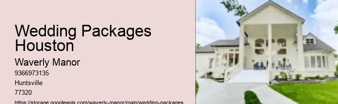 Wedding Packages Houston