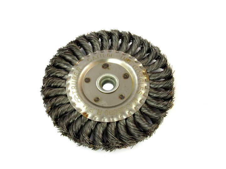 Cepillo carda trenzada 6” 1,52 mm x 23/32 - 18 mm_0
