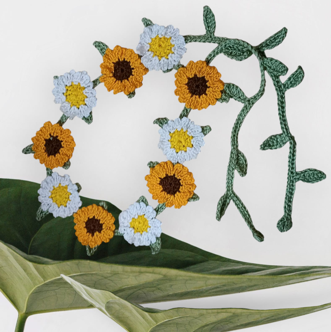 Cintillo crochet primaveral_0