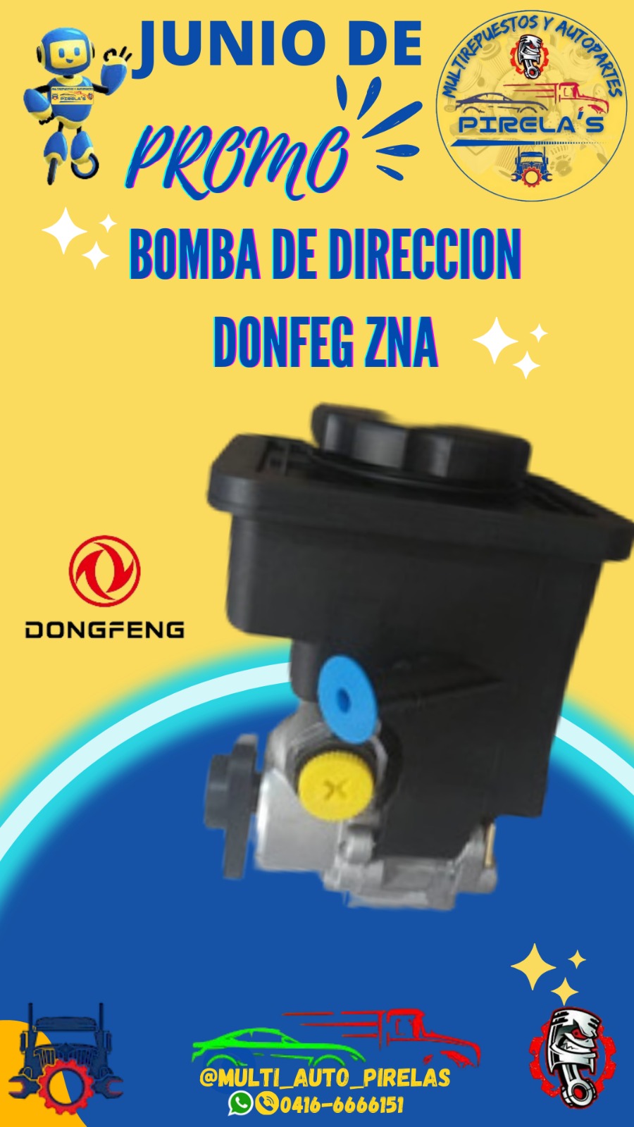 Bomba de Dirección para Dongfeng ZNA_0