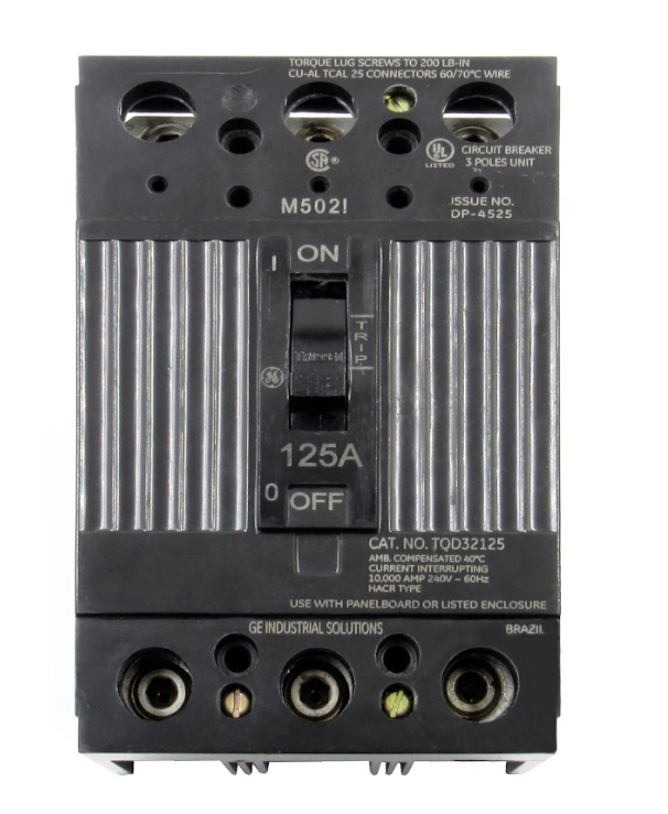 Breaker Industrial General Electric 3X125A_0