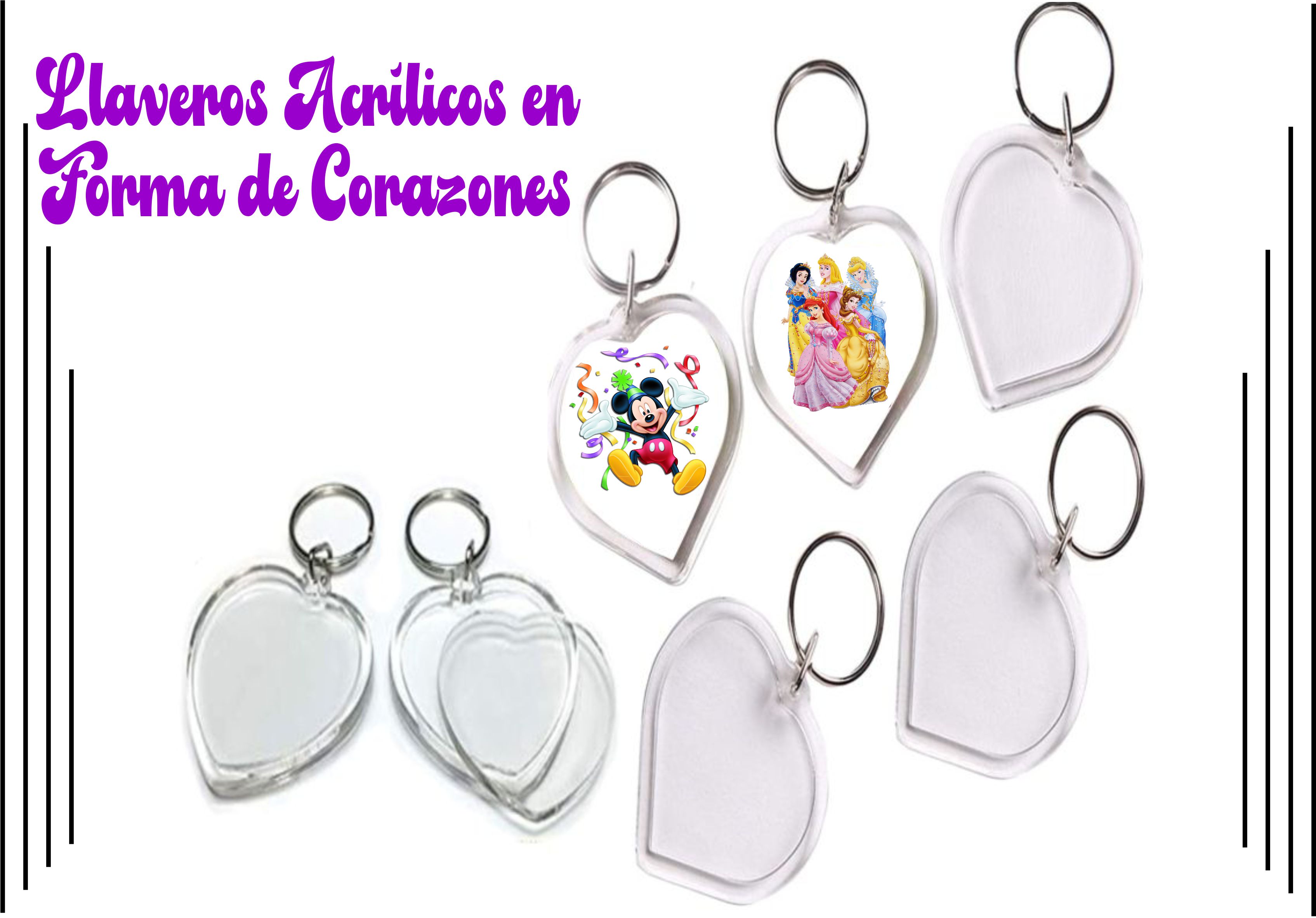LLAVEROS ACRILICOS EN FORMA DE CORAZON_0