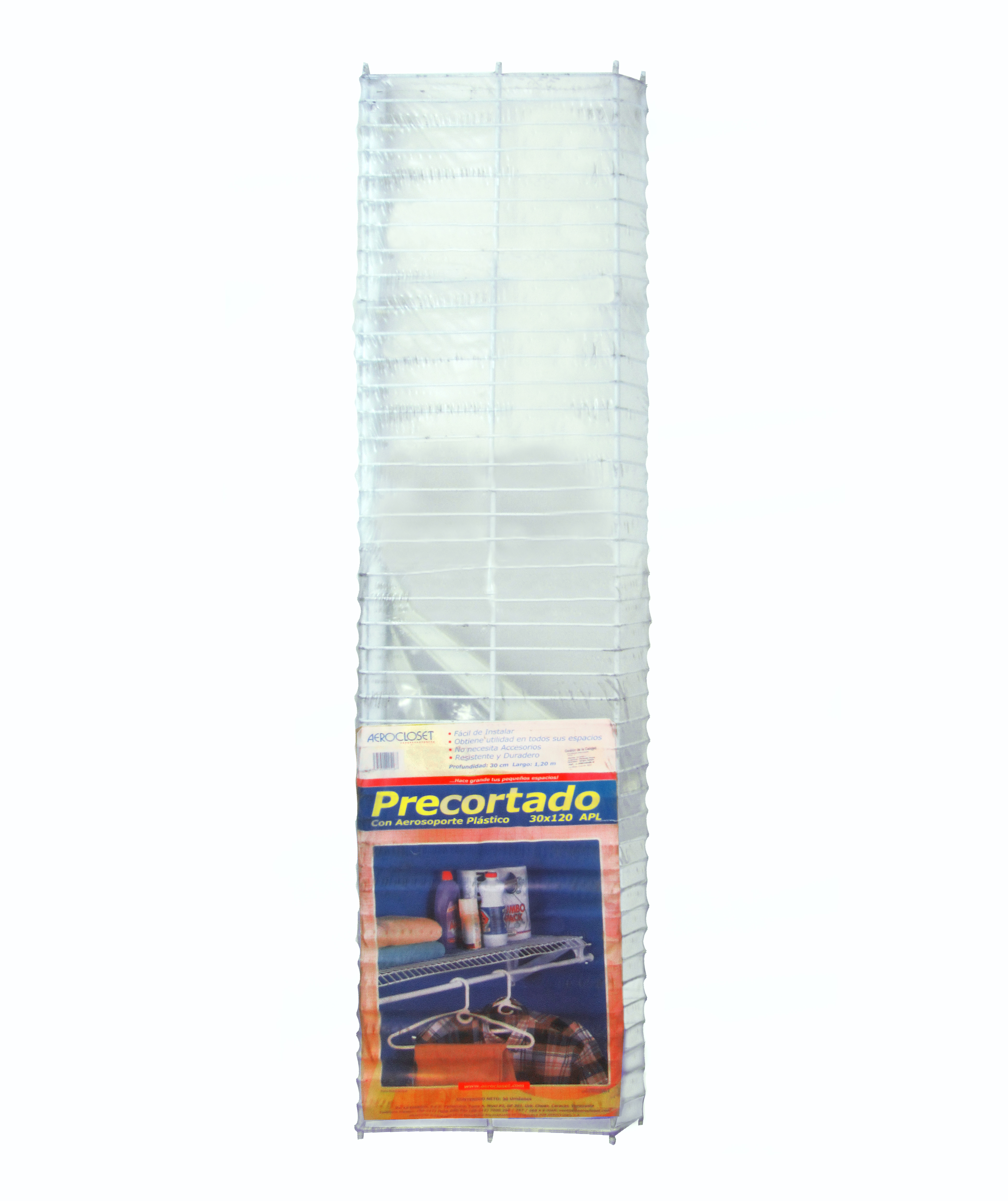 Lintramo Aerocloset 30x120 Cm Con Tubo Colgante_0